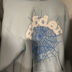 Spider Hoodie Baby Blue