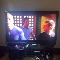 54" Black Sony Bravia Flat Screen For Sale