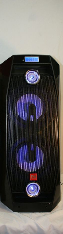 Bluetooth speaker SD card,slot USB port,FM radio,microphone included for karaoke