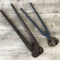 Lot of 2 Farrier’s Nipper Nail Puller