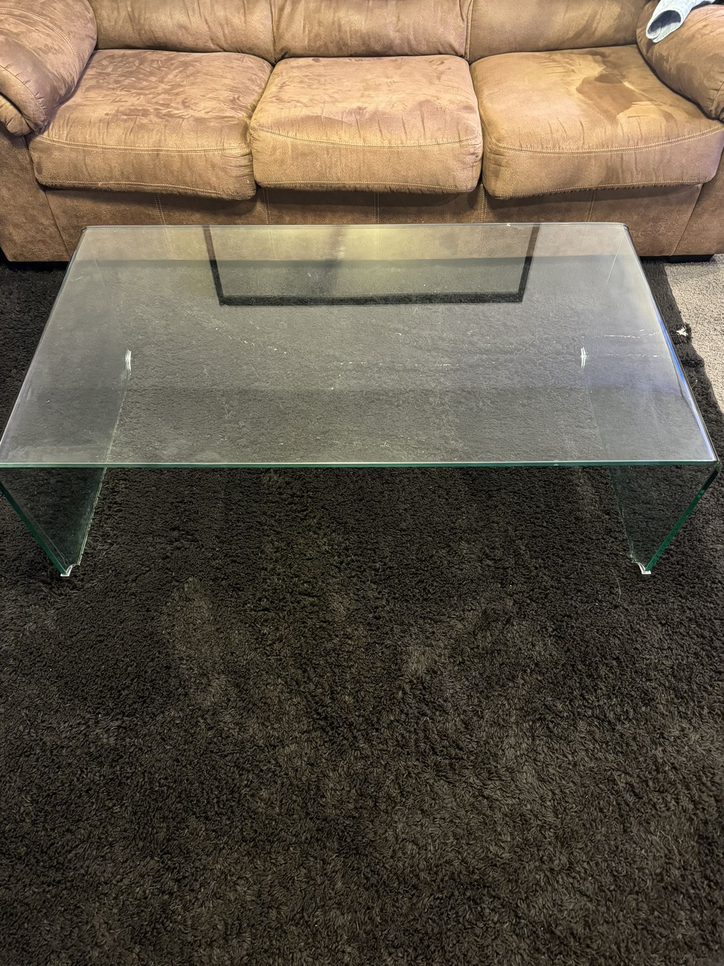 GLASS COFFEE TABLE - 48 Inches 