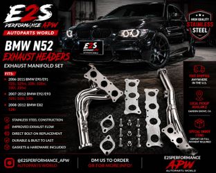 BMW N52 Performance Exhaust Headers / Exhaust Manifold Set (2006-2012)