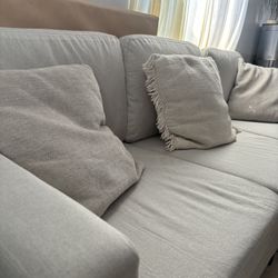 Brand New Cream Sofa | Three-Seater L-Shaped