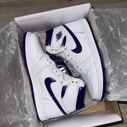 Jordan 1 High Court Purple Size 6.5W / 5Y