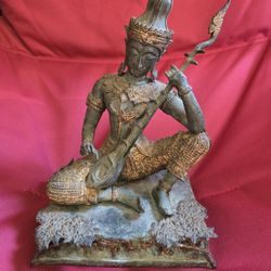 Vintage Bronze Statue 