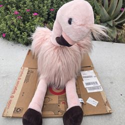 Hugfun Large Pink Flamingo Plush Stuffed Animal Soft Toy