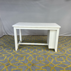 ( Delivery Available ) White Counter Height Table