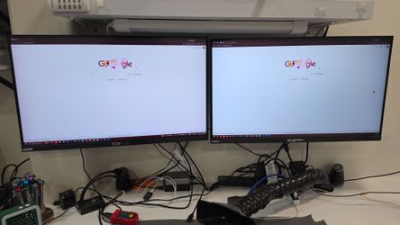 Pair of Sceptre 27” 4K UHD Monitors with Wall Mounts, $200 for Both