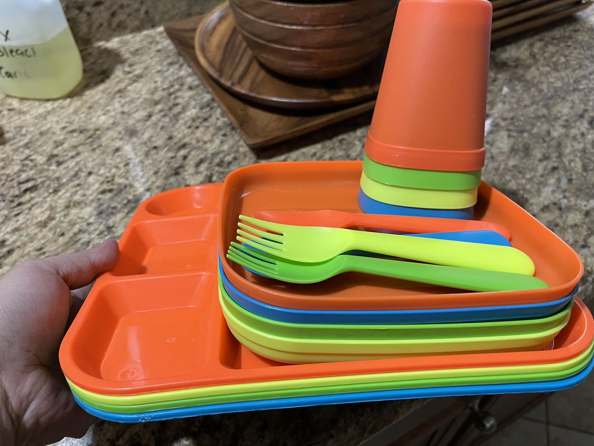 Plastic Plates and Cups