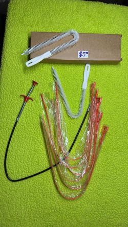 Drain Cleaning Tool Set with Brushes