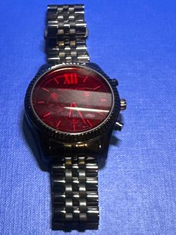Michael Kors Watch with Red Dial