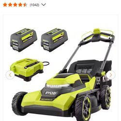 Ryobi 40V Brushless 21 In. Cordless Battery Walk Behind Self Propelled Lawn Mower
