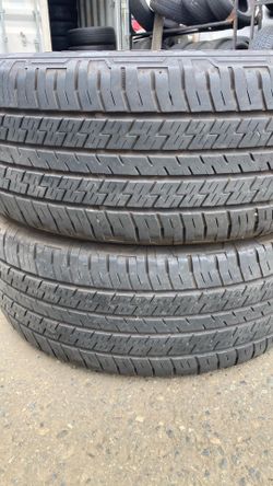 Pair of 255 55 19 Continental Tires