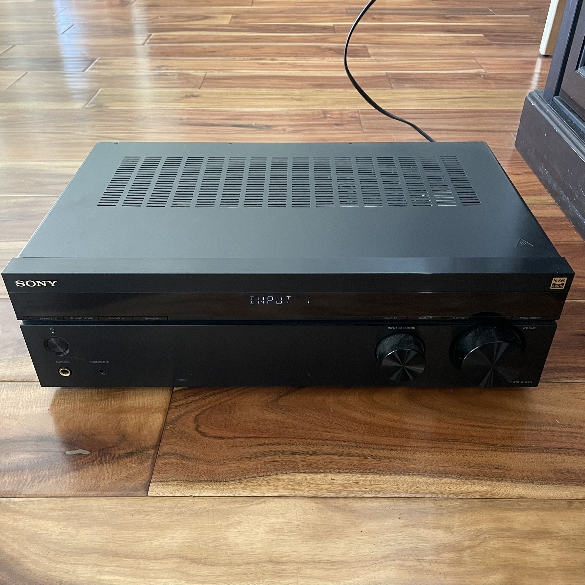 Sony STR-DH190 2 Channel Stereo Receiver with Phono Input