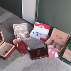 Cigar Boxes Various Brands Make Offer 