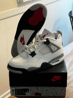Jordan 4 “White Cement” Sz 10 VVNDS