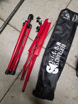 Red music sheet stand