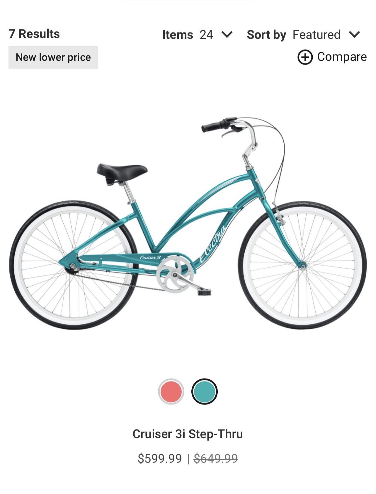 Electra Beach Cruiser Bicycle