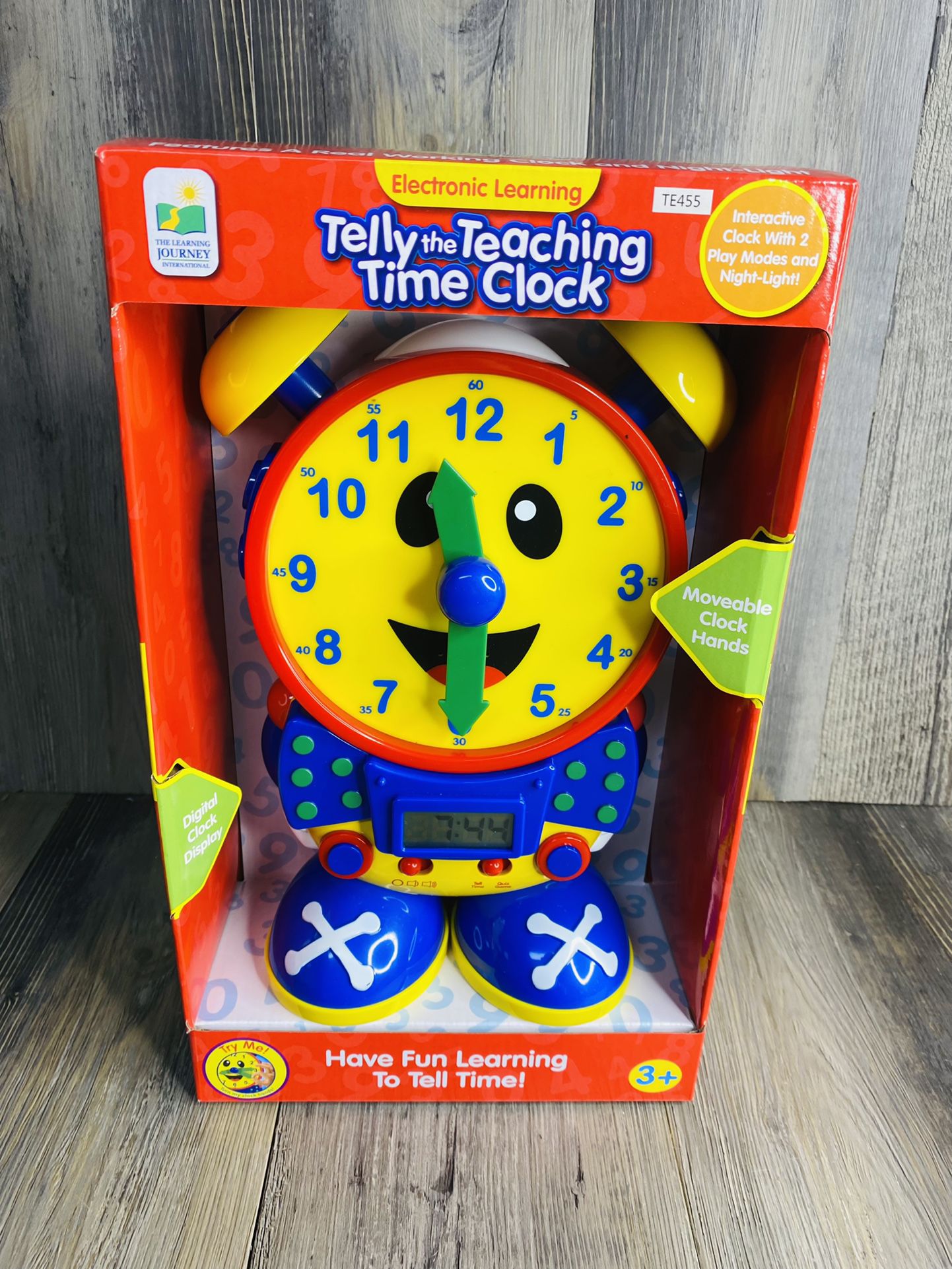 Telly the Teaching Time Clock Electronic Learning The Learning Journey New