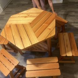 Handmade Picnic Table 
