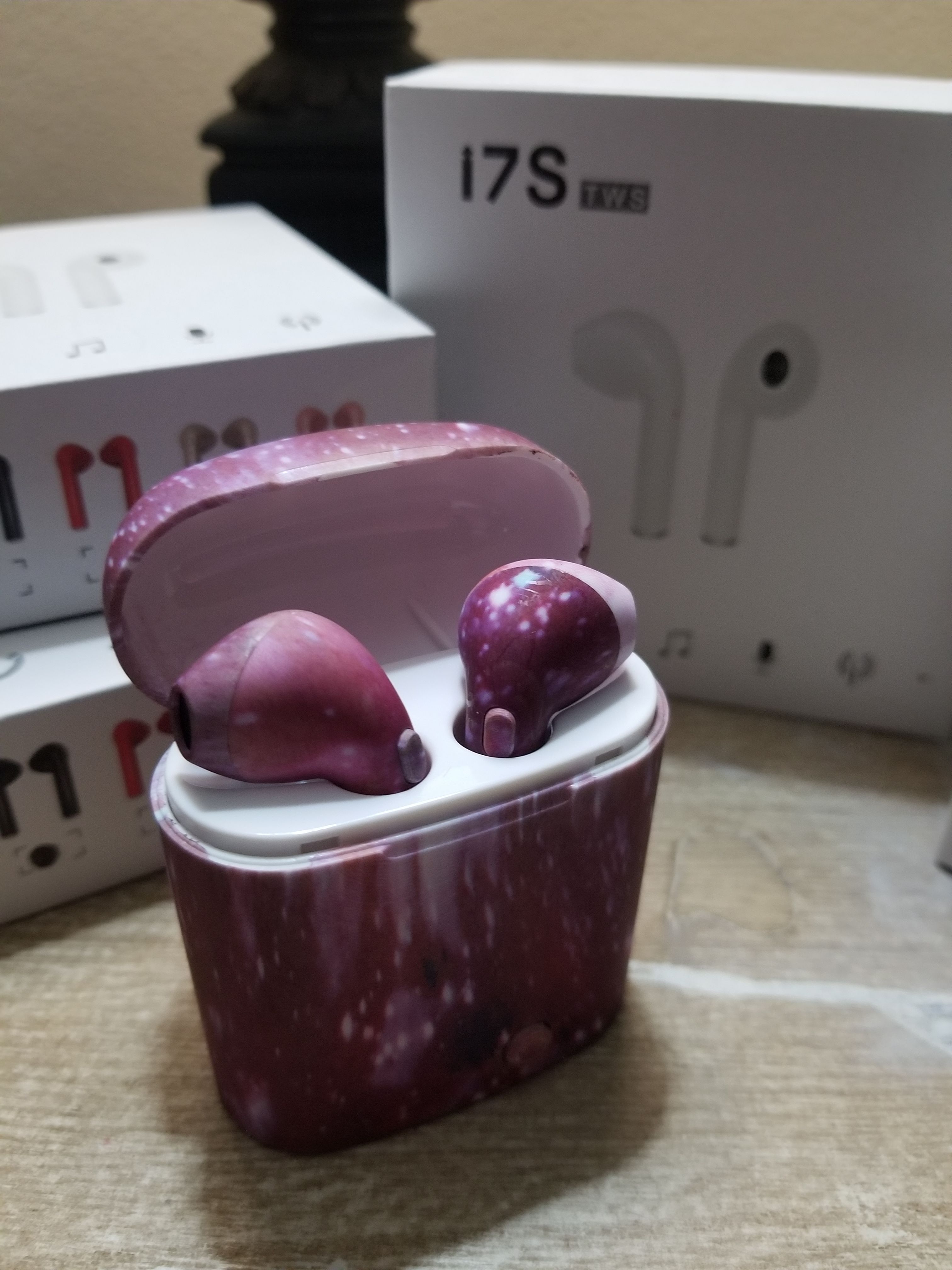 Wireless headphones.