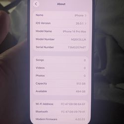 IPhone 14 Pro Max 512 Gb Unlocked 