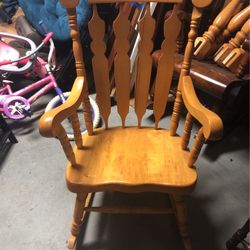 Solid Wood Very Strong Big Size Good Condition Rocking Chair