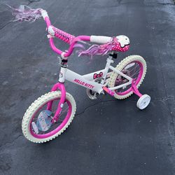 Hello kitty bike with best sale training wheels