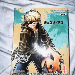 Vibration Stars Chainsaw Man Denji & Pochita Figure Banpresto 