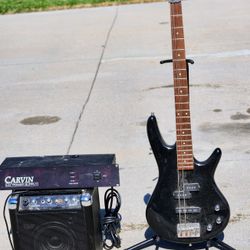 Bass Guitar and AMP