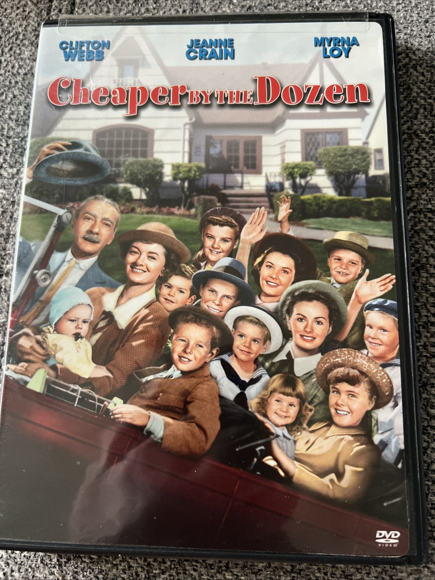 Clifton Webb & Myrna Loy In The Classic Cheaper by the Dozen (DVD, 1950)