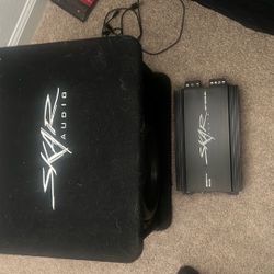 10 Inch Skar Subwoofer And 800 Watt Amp