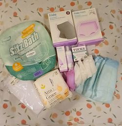 Postpartum labor and delivery assorted items