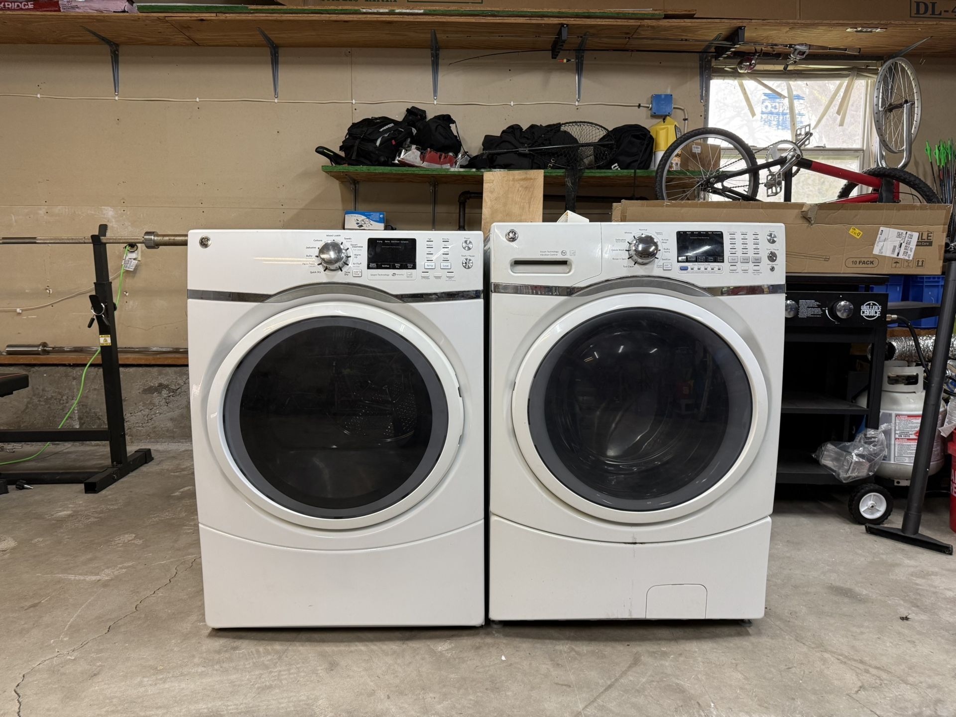 GE Front Load Washer And Dryer Set
