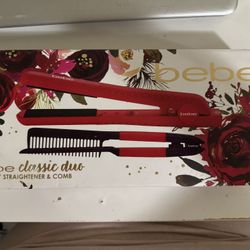 Bebe Classic Duo 1.25” Straightner & Comb 