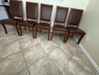 Leather chairs