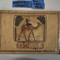Large Moroccan Leather Wallet 