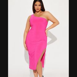 Pink Fashion Nova Dress 