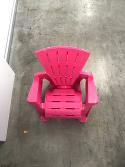 Pink chair for kids