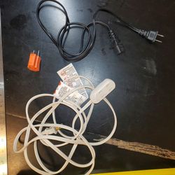 Power Cord 10A 125V 3.5 FEET Black+ Extension 13A 125V 8.5 FEET White with a sliding cover+ 3 To 2 Prongs Adapter net weight 10 oz