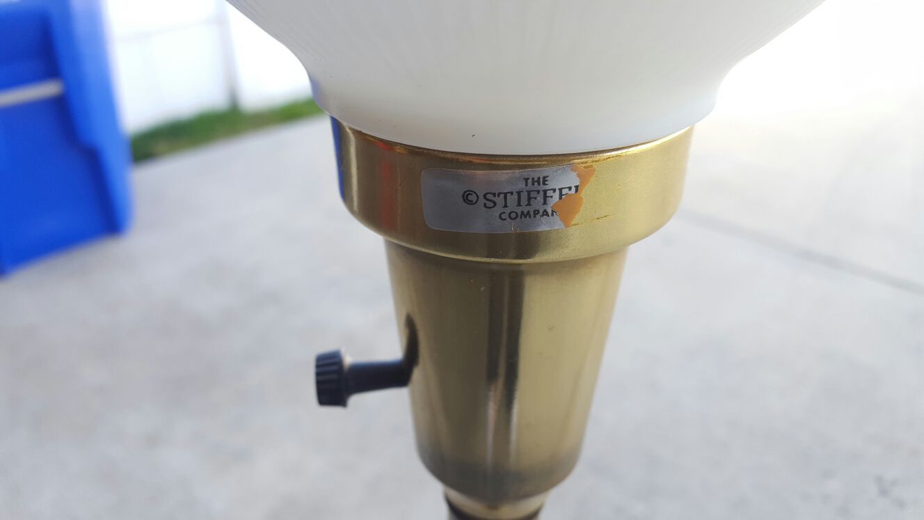 STIFFEL Antique Heavy duty lamp 1940s