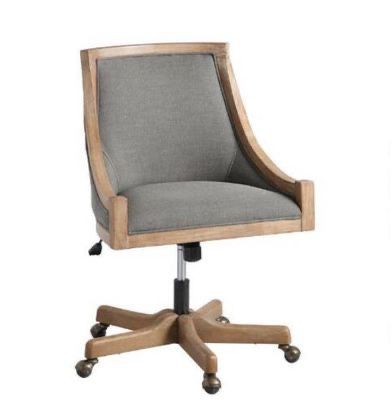 LINDALE - Henry Upholstered Office Chair Grey