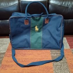 Vintage Polo Ralph Lauren Large Canvas Travel Duffel Bag
