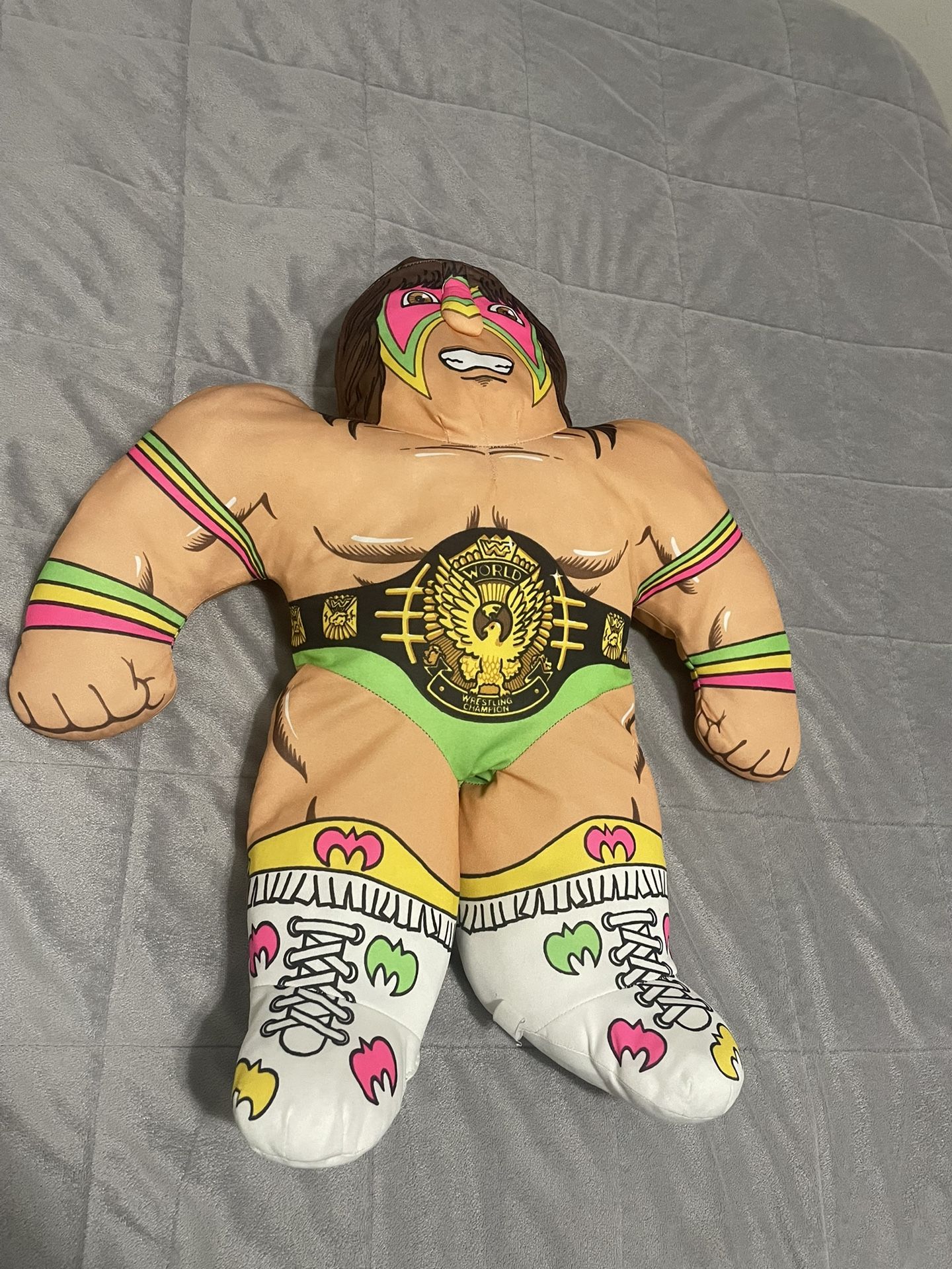 Ultimate Warrior Wrestling Buddy WWF Tonka Plush 1990