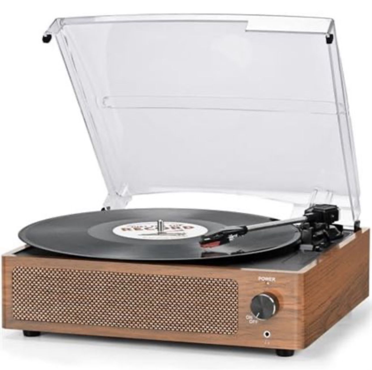 Bluetooth 3-Speed Record Player with Built-in Stereo Speakers – New / Open Box