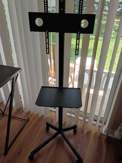 Mobile tv stand smoke free house
