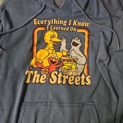 Sesame Street Mens Hoodie Size Medium $3