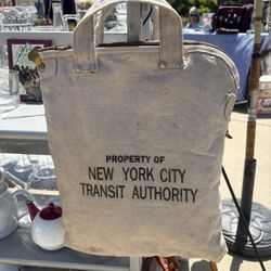 New York City Transit Authority Canvas Bag