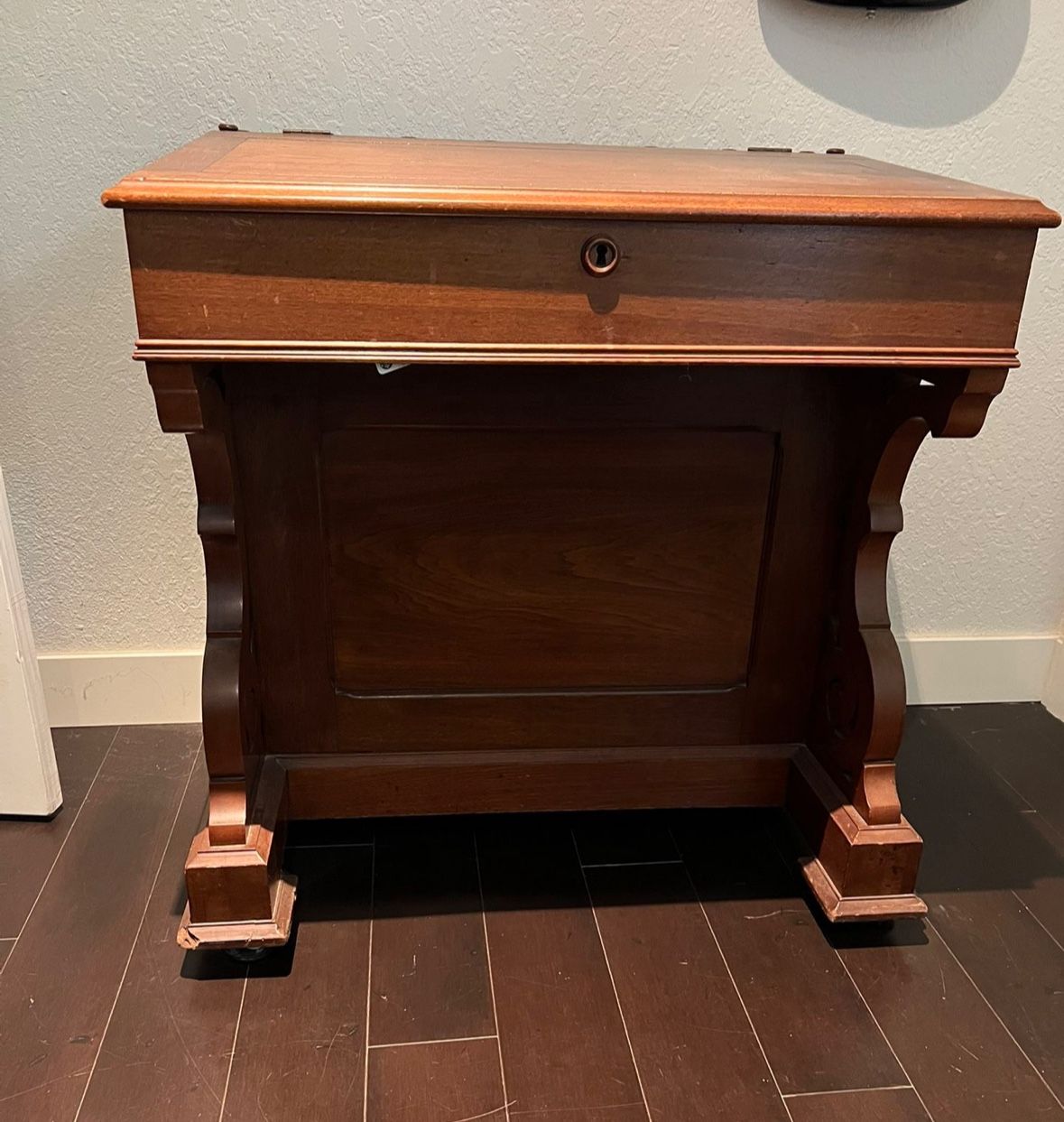 Antique Davenport ships Captain Desk