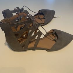 Lace Up Flats